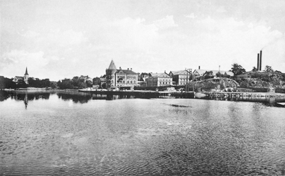 Posthuset i Farstaviken i Gustavsbergs hamn