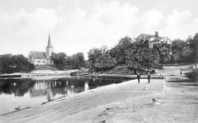 Gustavsbergs kyrka och Värdshuset