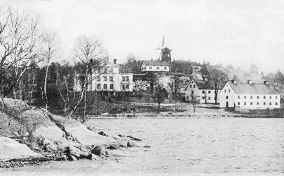 Värdshuset, Väderkvarnen, övre och nedre Stenhusen i Gustavsberg